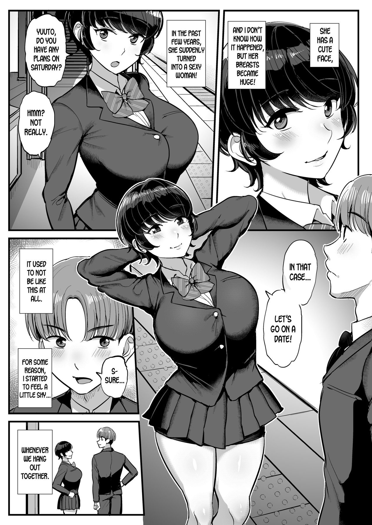 Hentai Manga Comic-My Tomboy Girlfriend Is Being Dyed His Color-Read-4